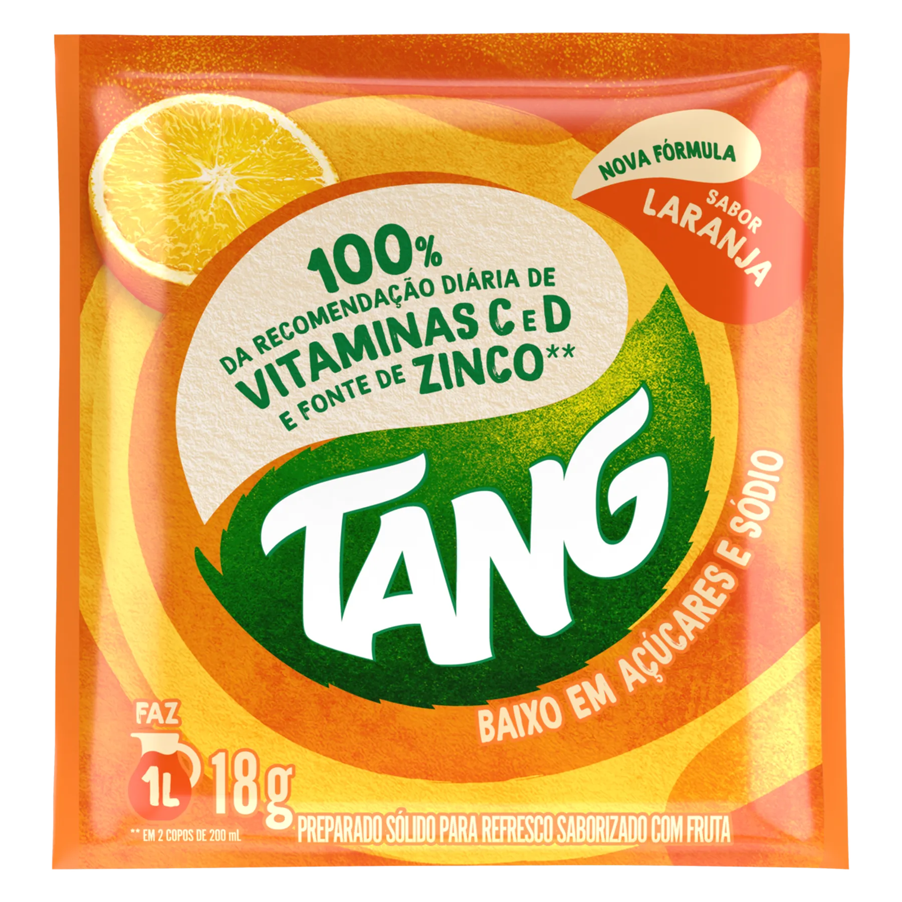Suco Tang De Laranja De 18g
