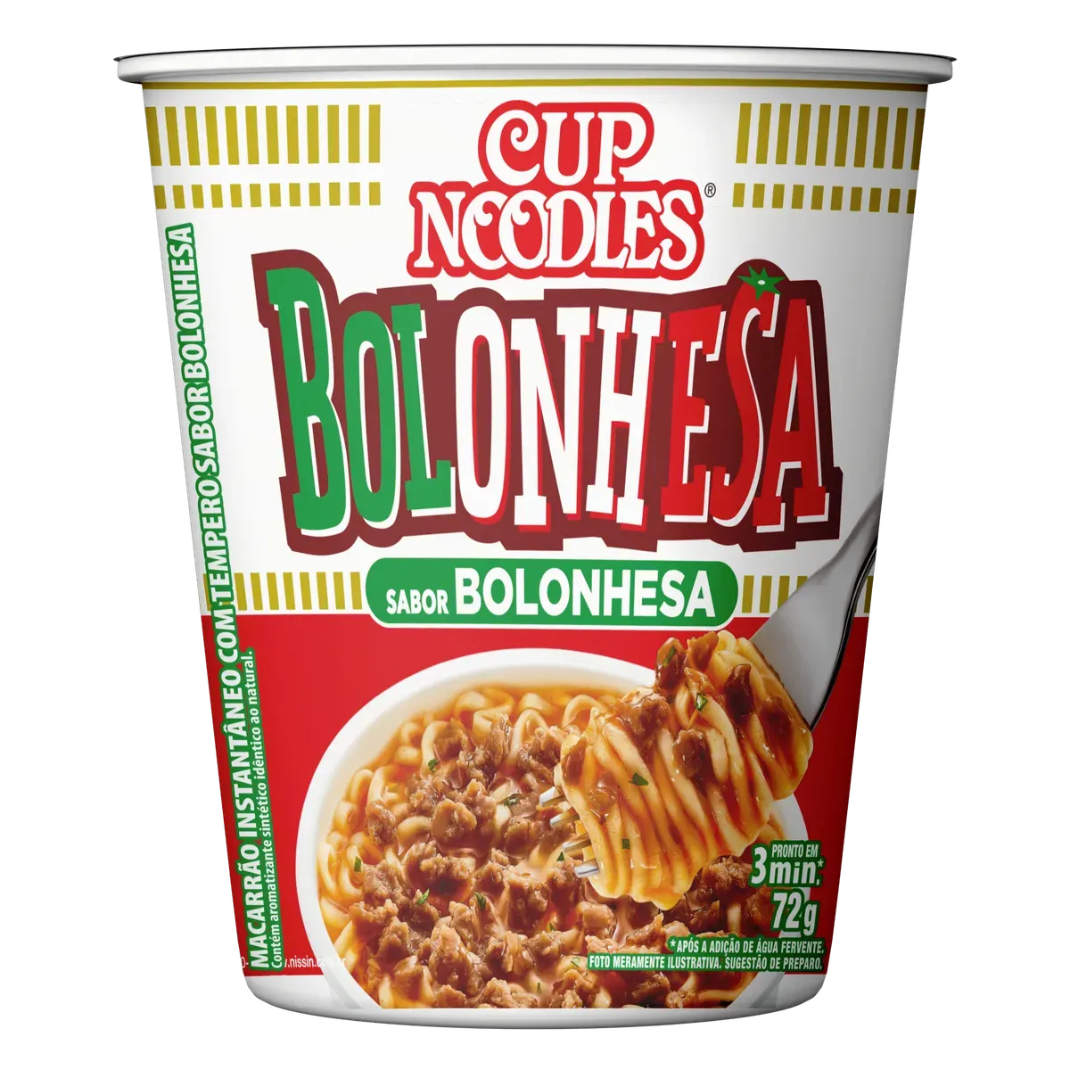 Cup Noodles Bolonhesa 72g