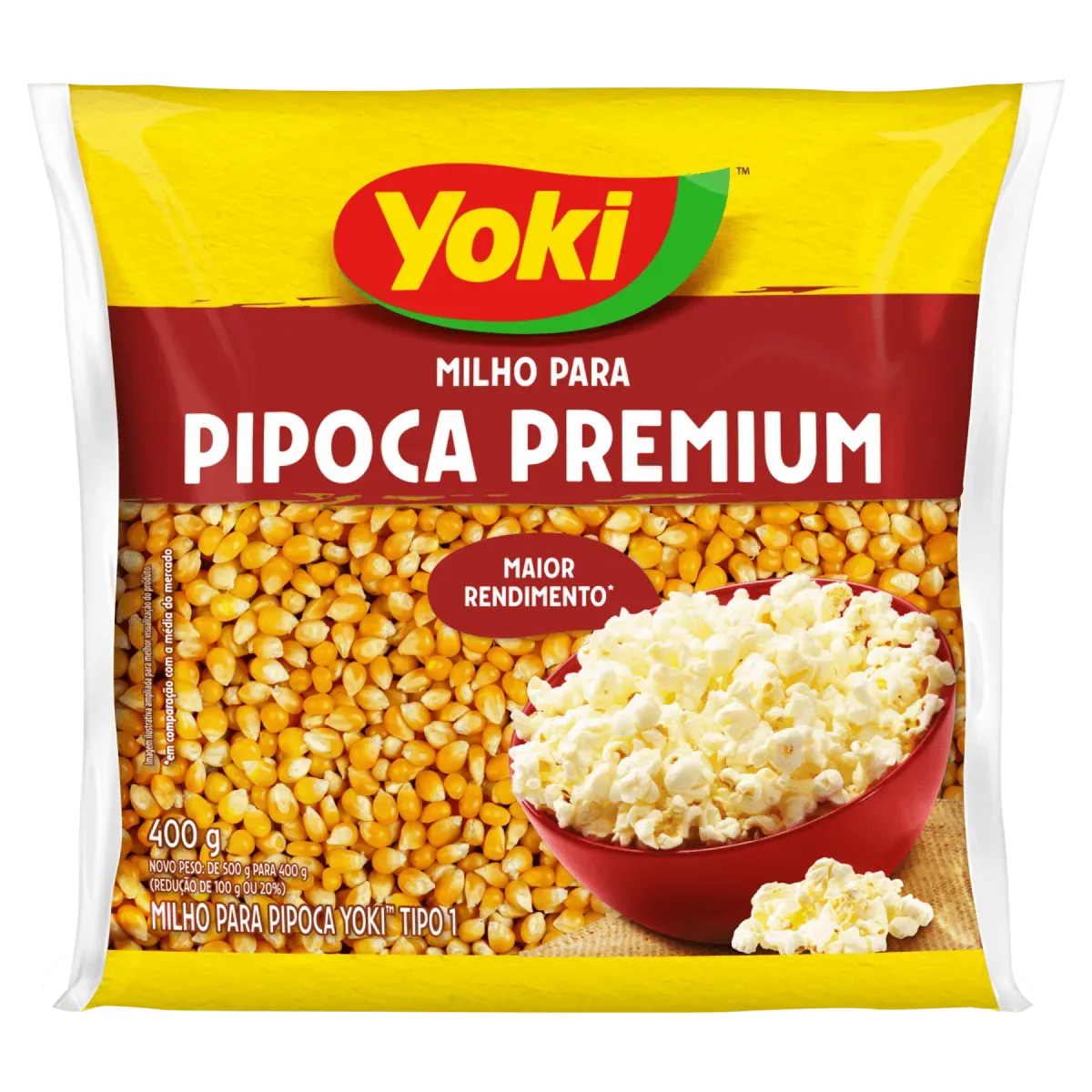 Milho Pipoca Yoki Premium 400g