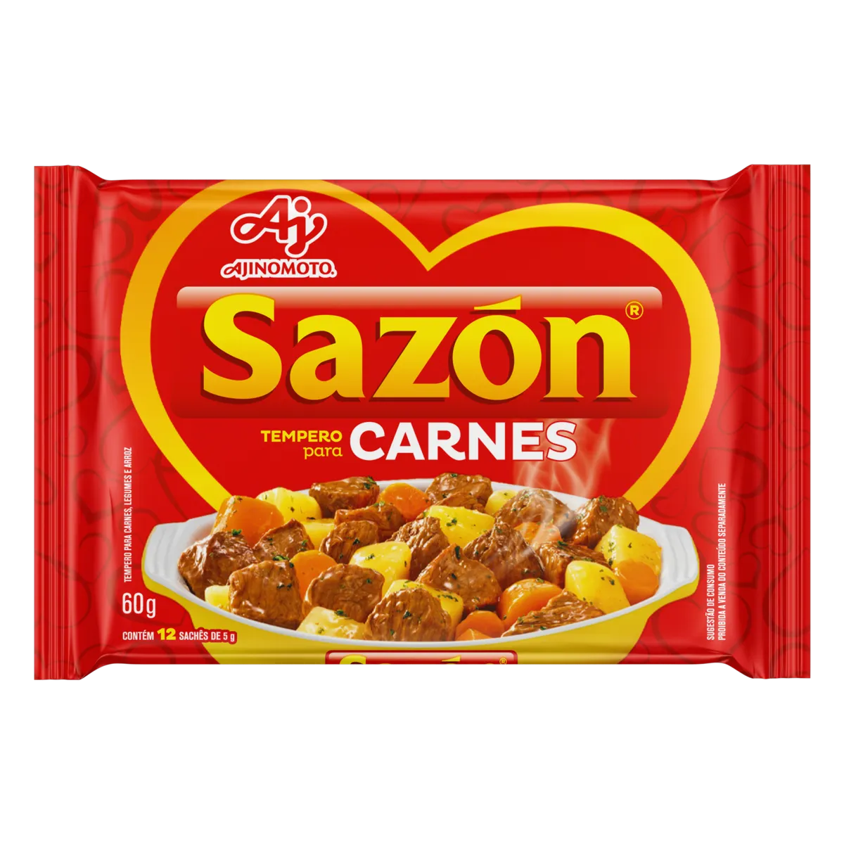 Tempero Sazon Para Carnes 60g