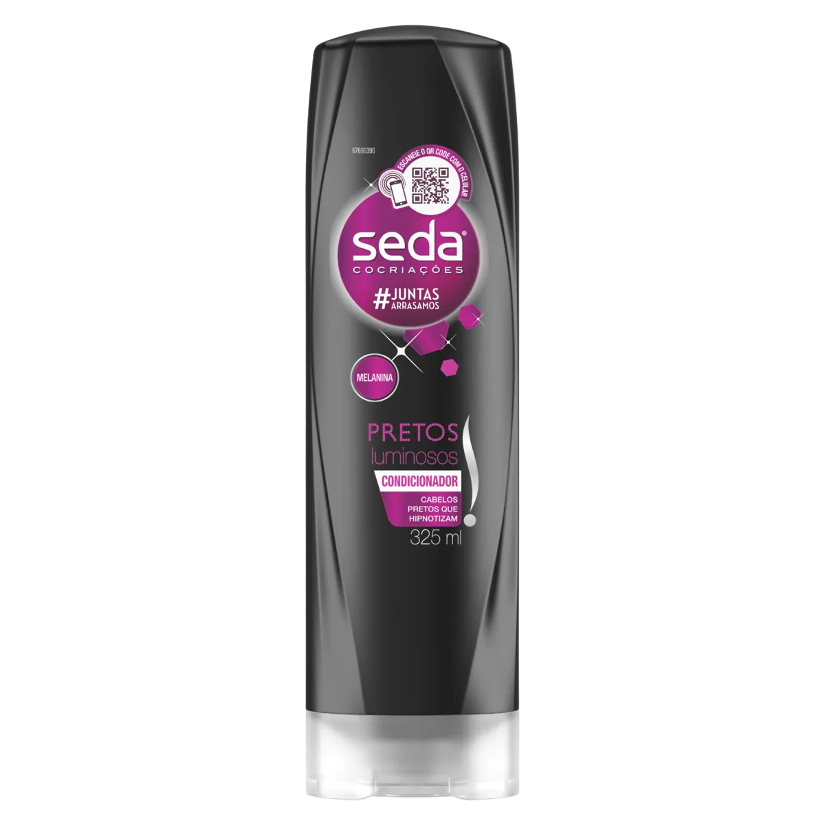 Condicionador Seda Preto Iluminoso De 325ml