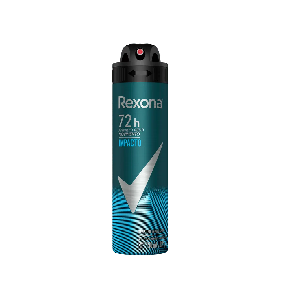Desodorante Masculino Impacto Rexona 150ml