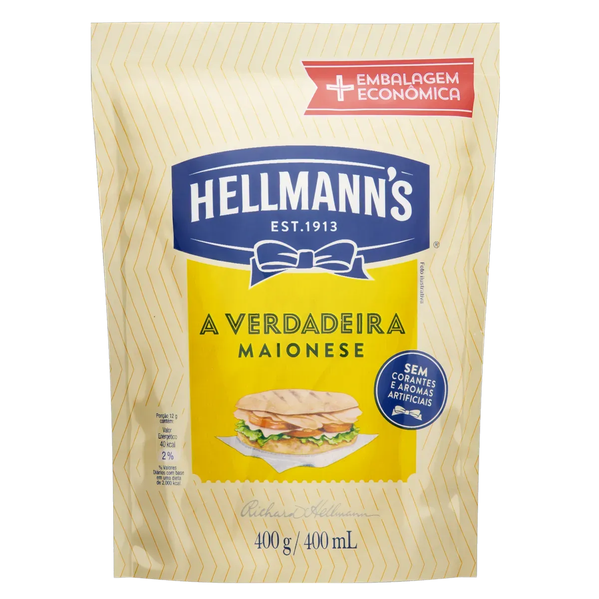 Maionese Hellmann's Sachê 400g
