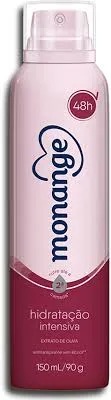 Desodorante Aerossol Antitranspirante Monange Feminino Hidratação Intensiva 150ml