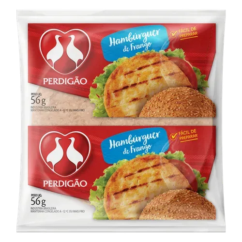 Hambúrguer Perdigão Bovino 56g