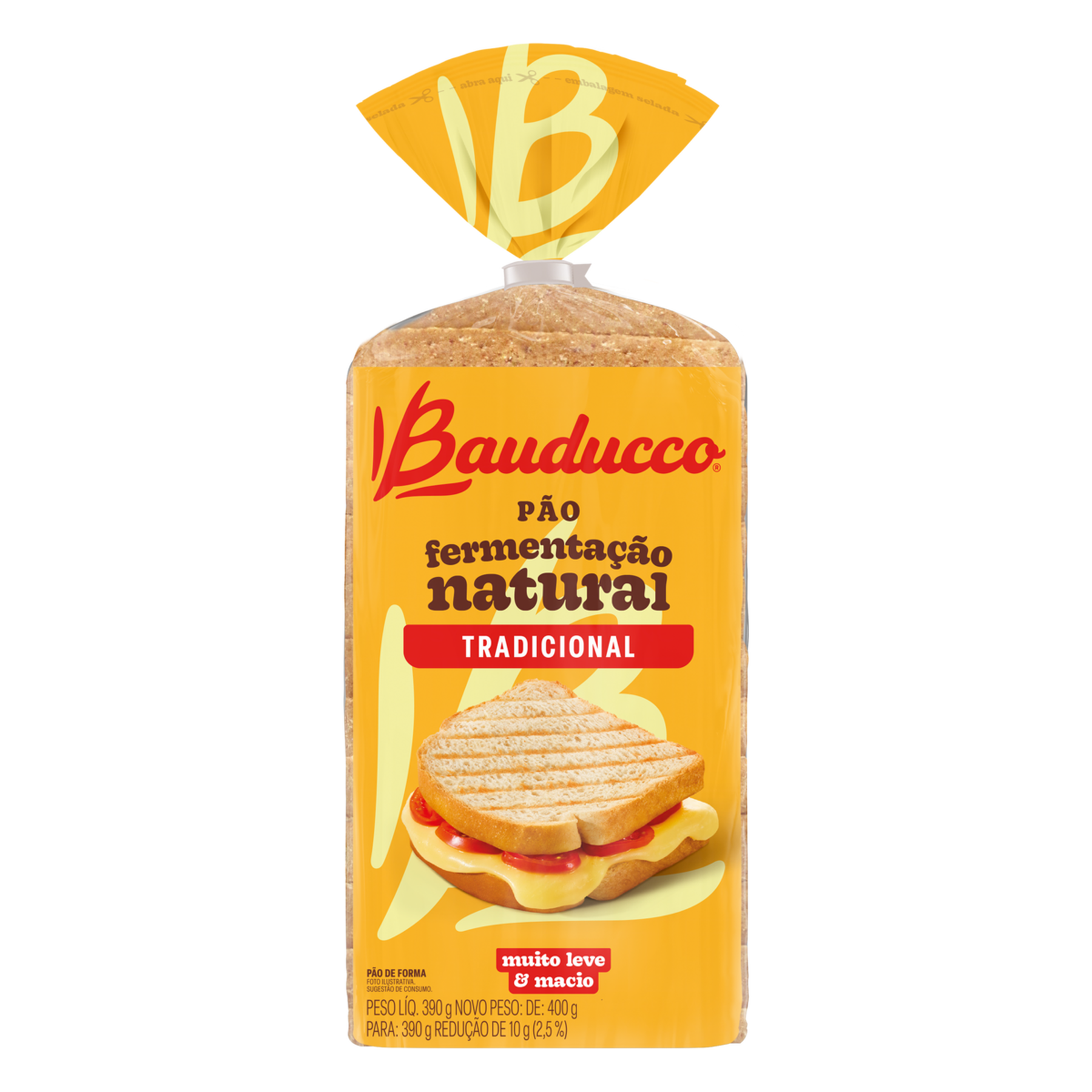 Pão De Forma Tradicional Bauducco Pacote 390g