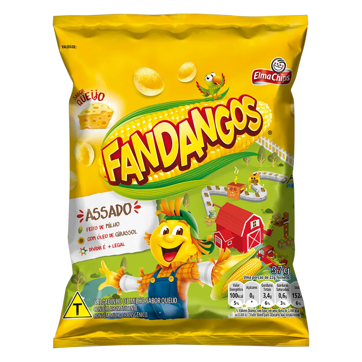 Fandangos Sabor Queijo 37g