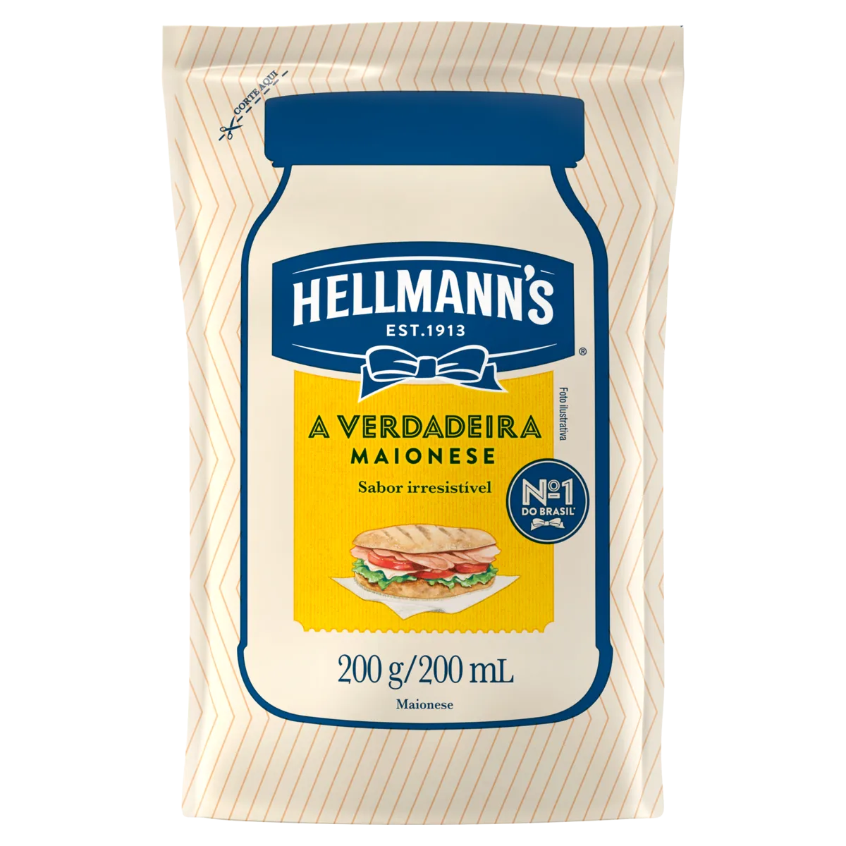 Maionese Hellmann's Sachê 200g