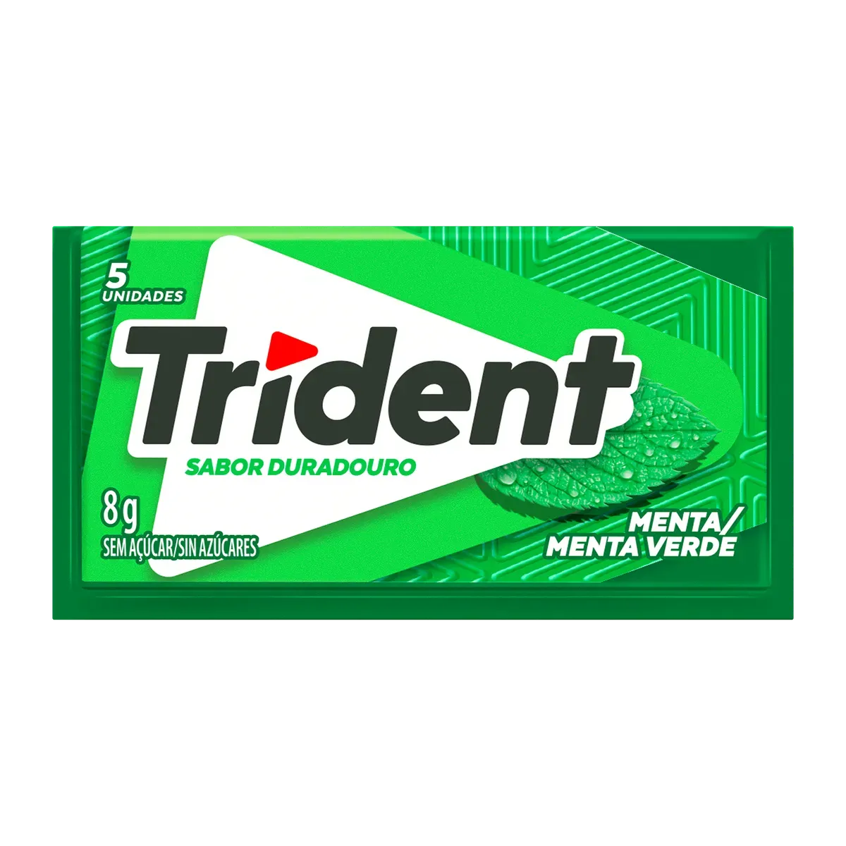 Chiclete Trident Menta 8g