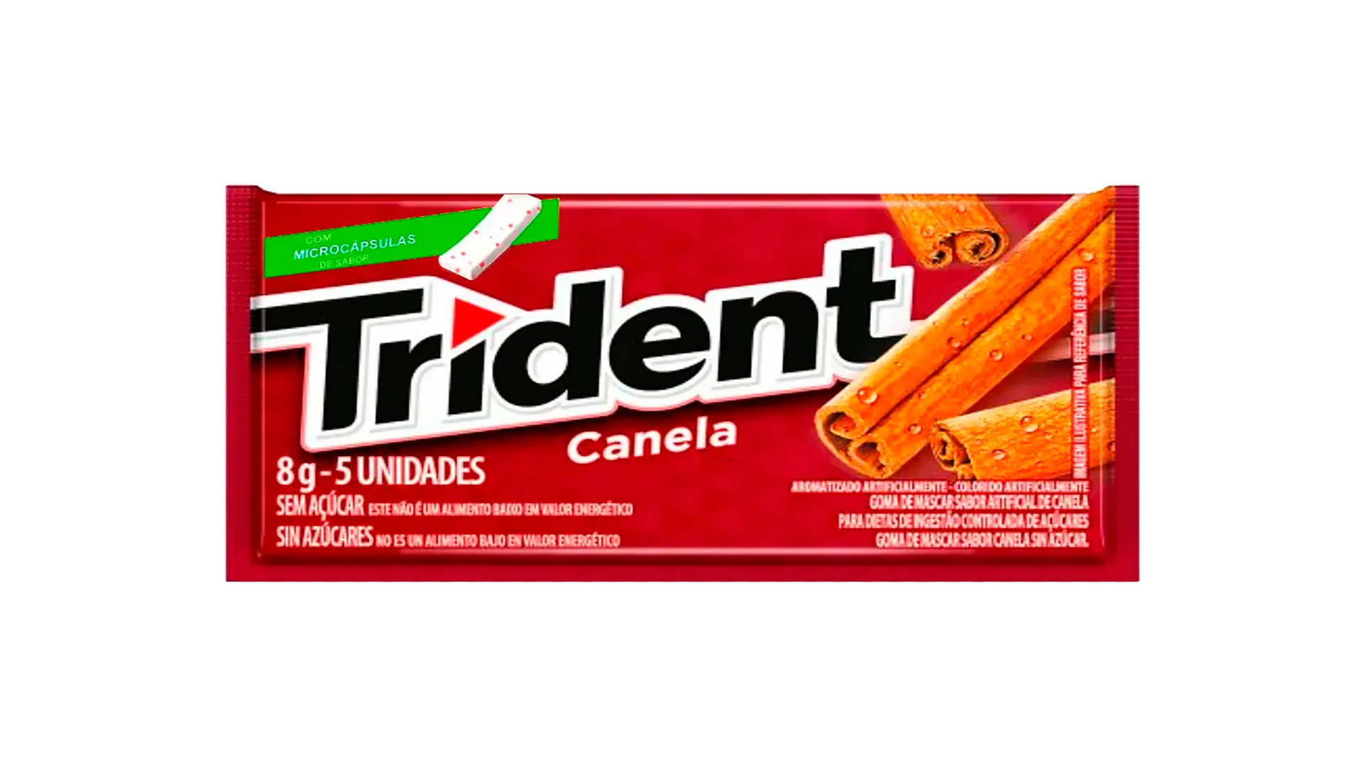 Chicle Trident Canela 8.5g 