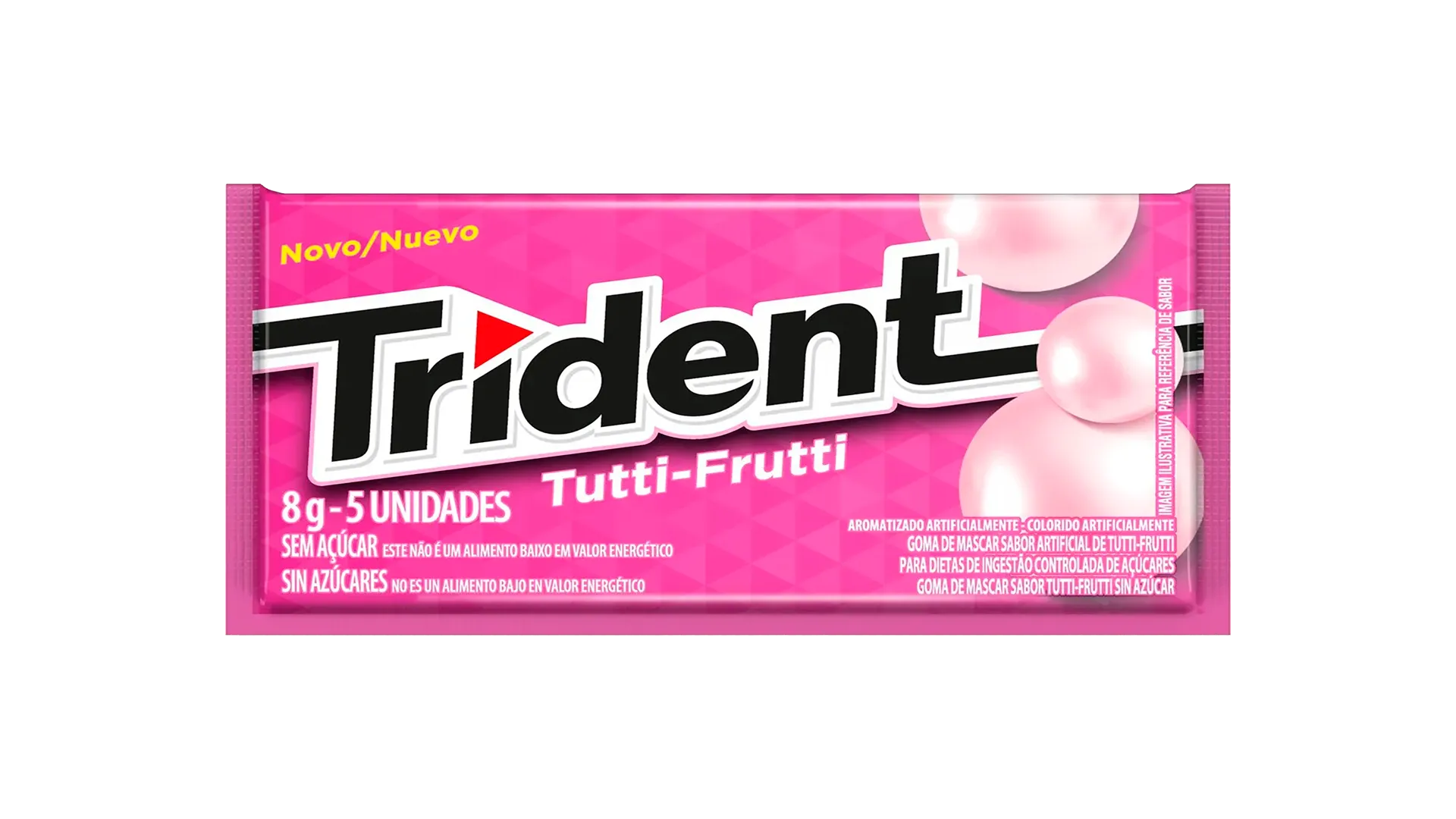 Chiclete Trident Tutti-frutti 8g