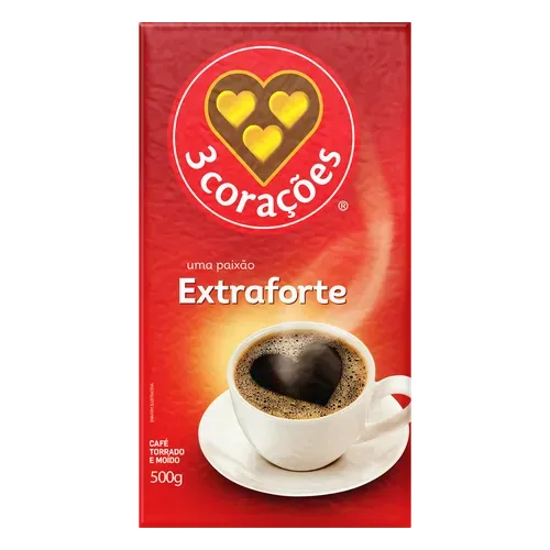 Café 3 Corações Extra Forte 500g