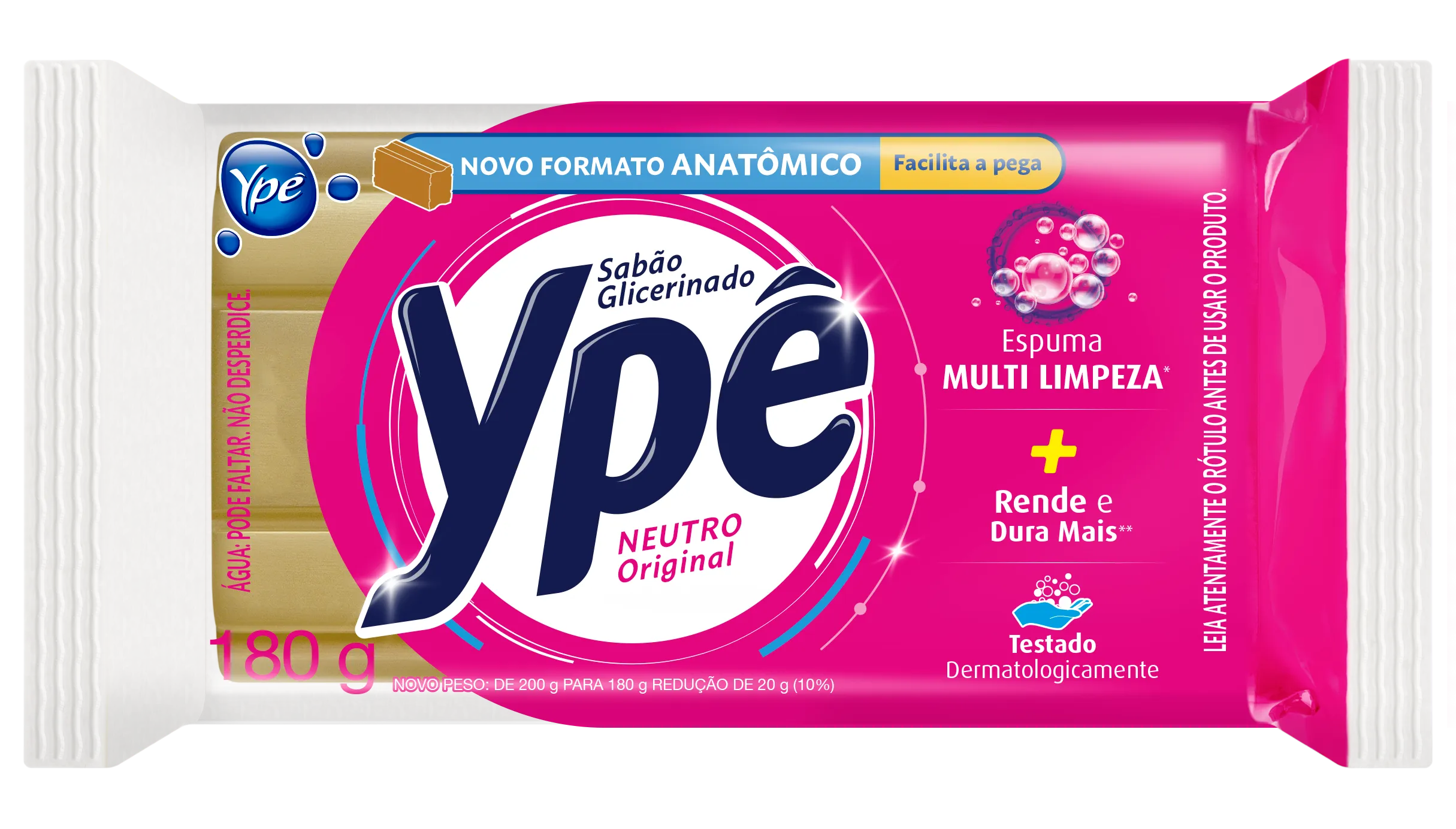 Sabão Em Barra Ype Neutro 180g