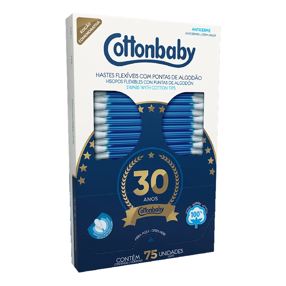 Cotonetes Cottonbaby 75 Unidades