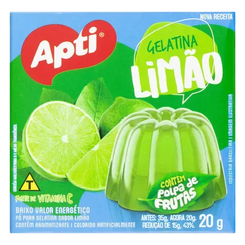 Gelatina Apti De Limao De 20g