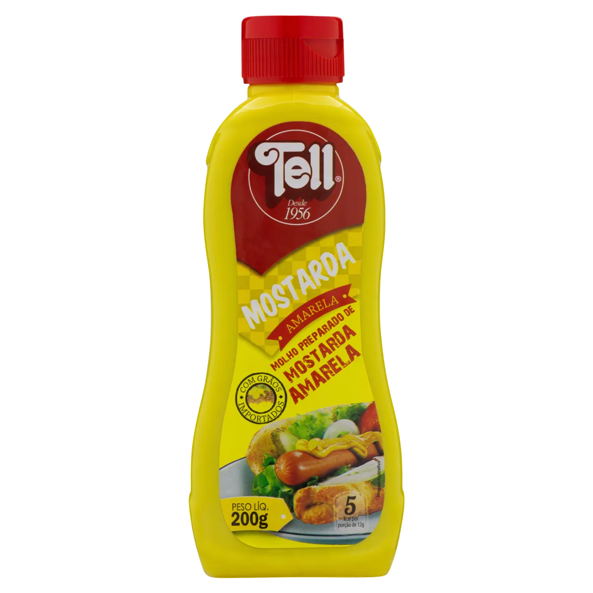 Mostarda Amarela Tell Squeeze 200g