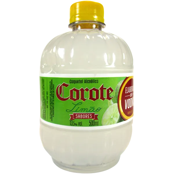 Coquetel Alcoólico Limão Corote Garrafa 500ml