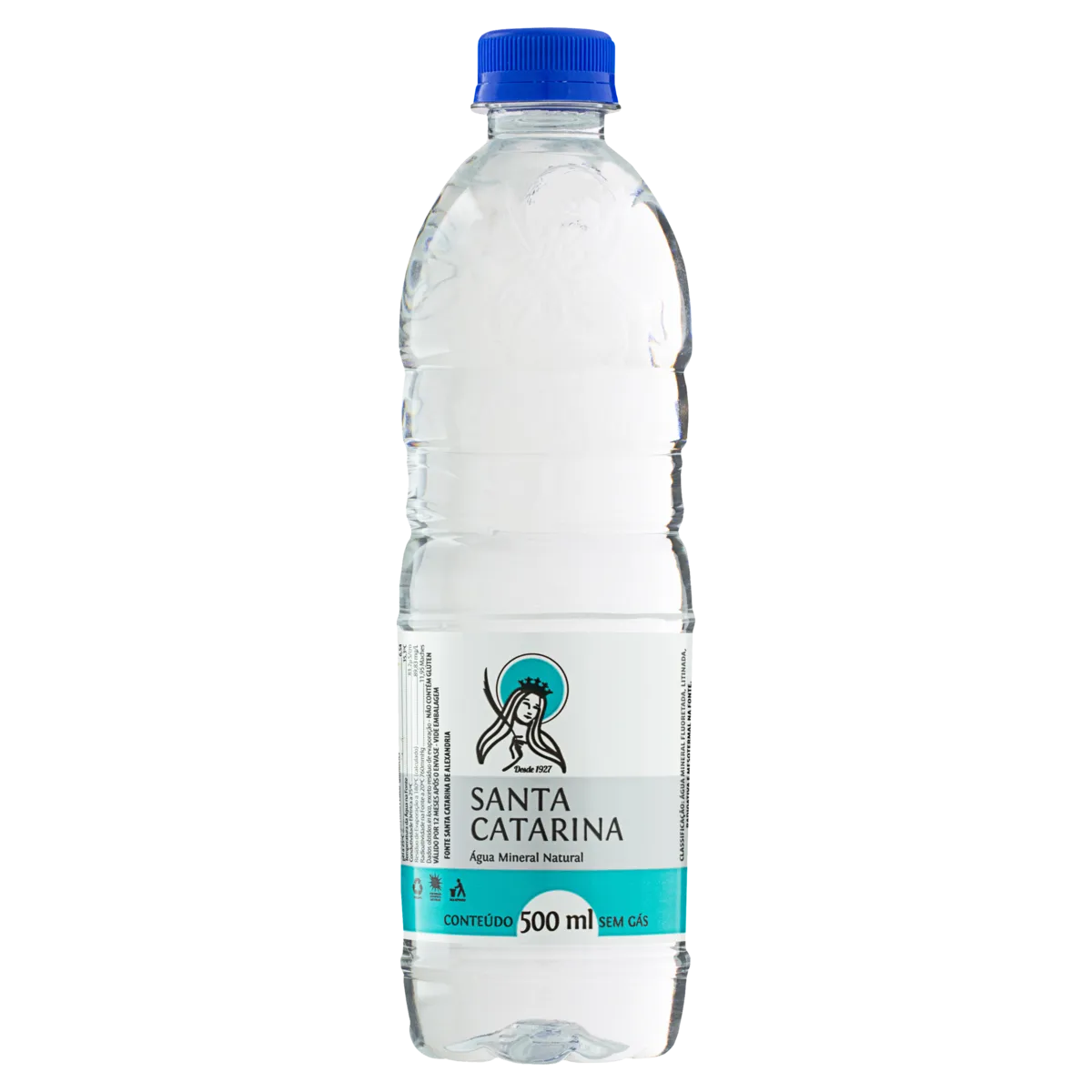 Água Mineral Sem Gás Santa Catarina Garrafa 500ml