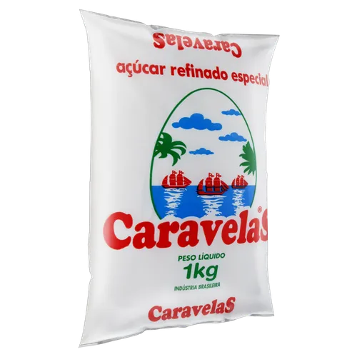 Açúcar Caravelas Refinado 1kg