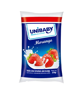 Bebida Láctea de Morango Unibaby 850g
