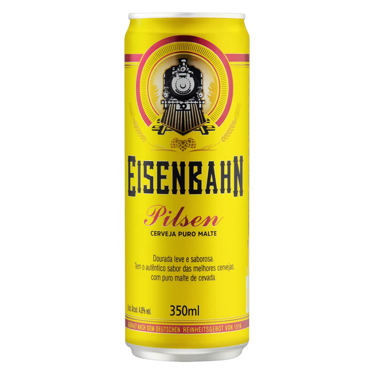 Cerveja Pilsen Puro Malte Eisenbahn Lata 350ml