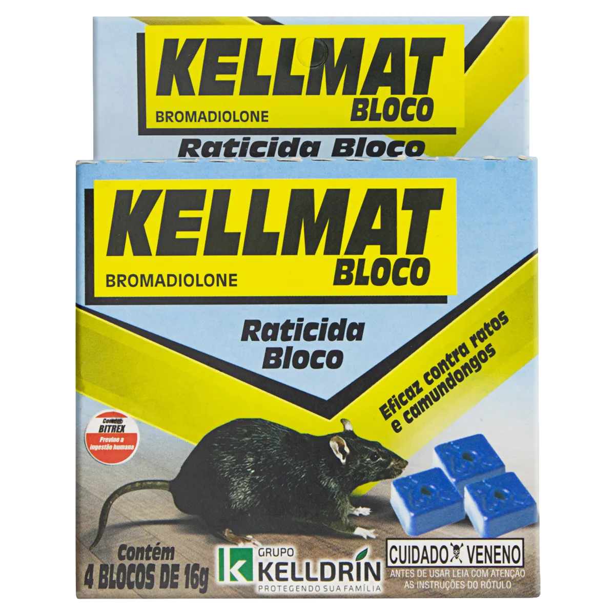 Kellmatt Bloco Controle De Ratos 4x20gr