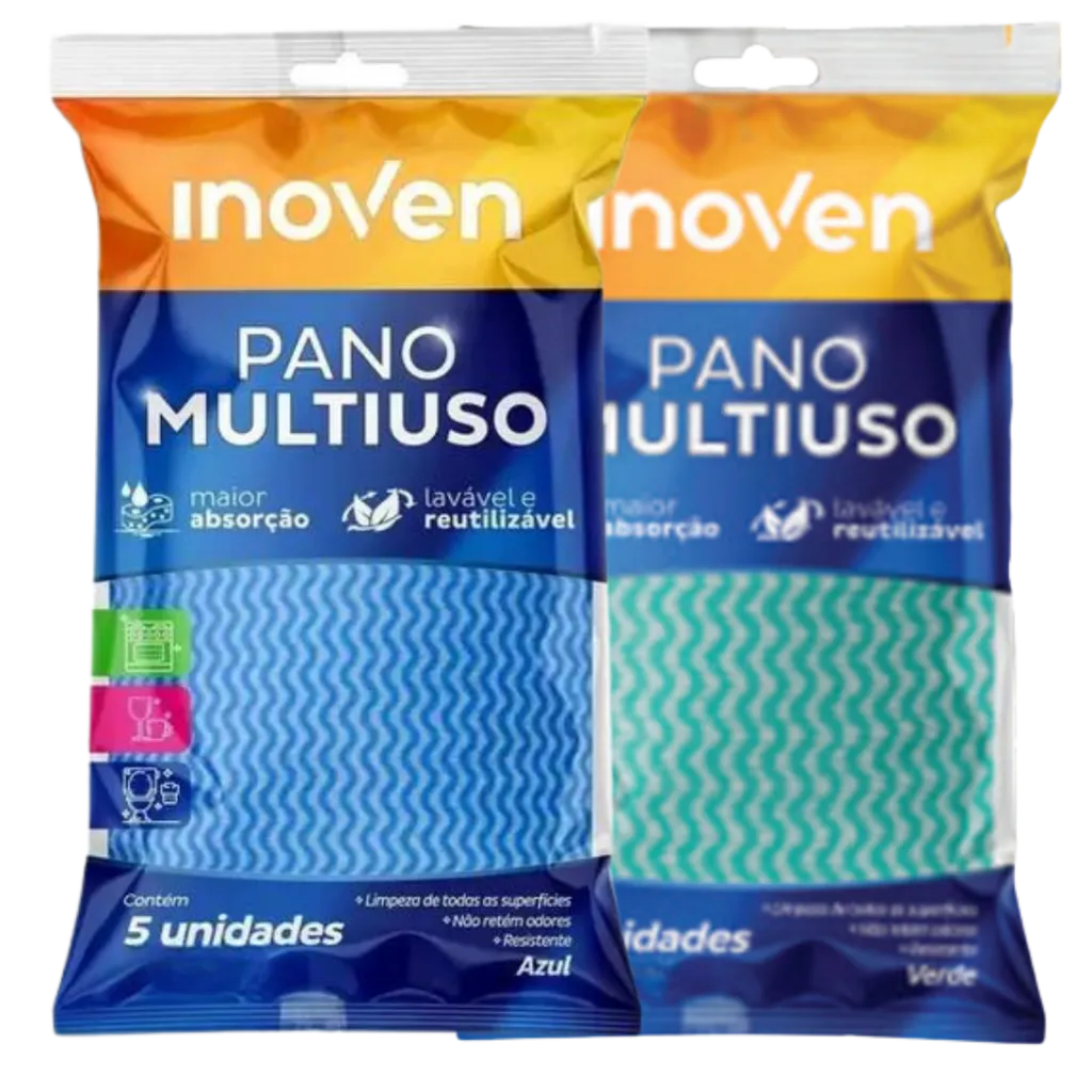 Pano Multiuso Perfex Com 5 Unidades - Inoven