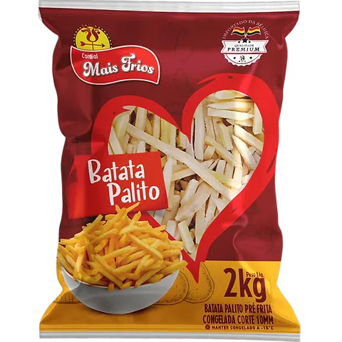 Batata palito Congelada Mais Frios 2Kg