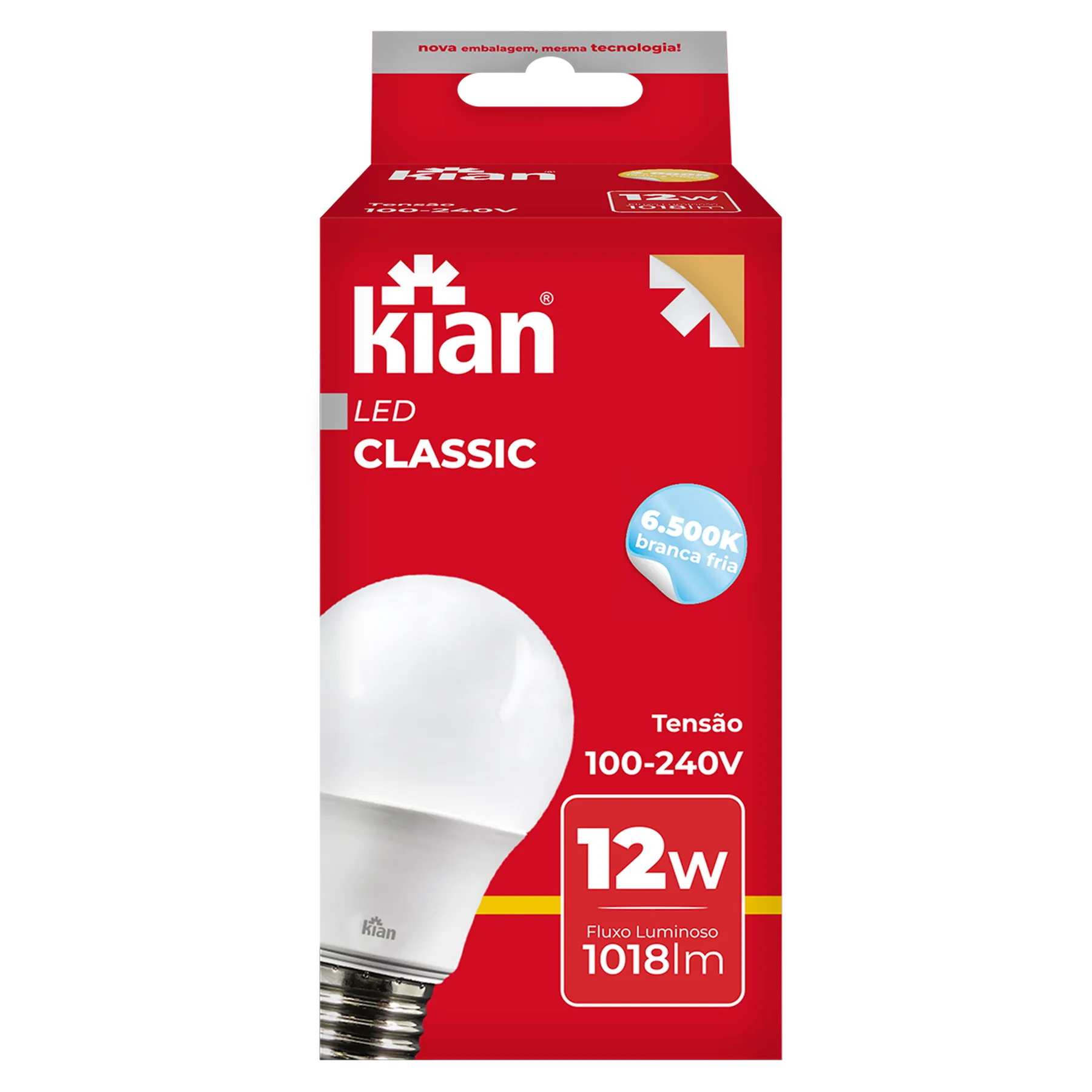 Lampada Kian Led Bivolt 12w