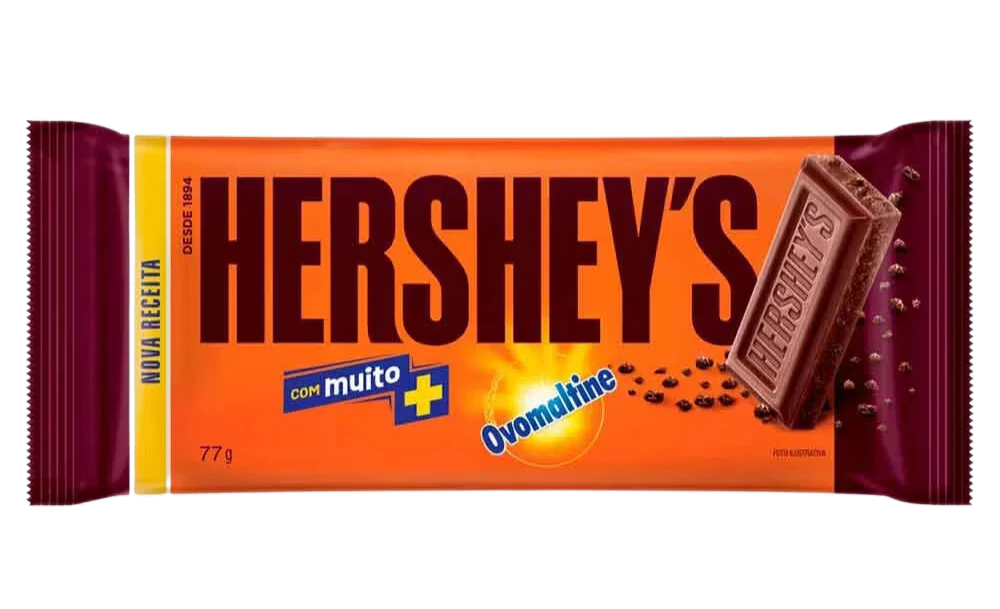 Chocolate Hersheys Ao Leite C/ovomaltine Br 77g